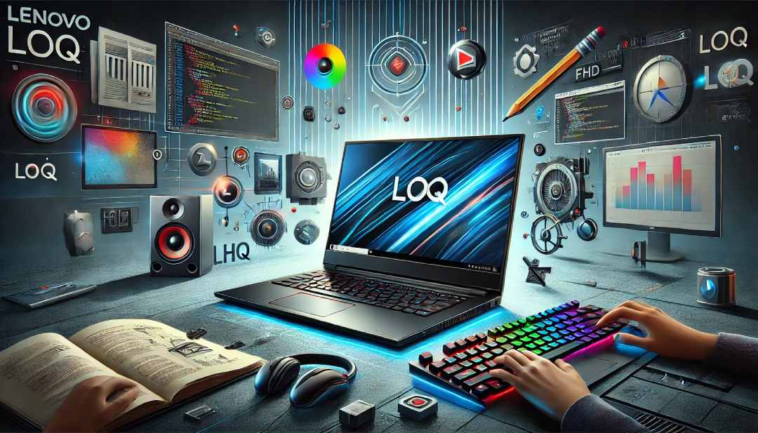 لپ تاپ لنوو مدل LOQ i5 (12450HX) | 12GB RAM | 512GB SSD | RTX 3050 | 15.6 FHD