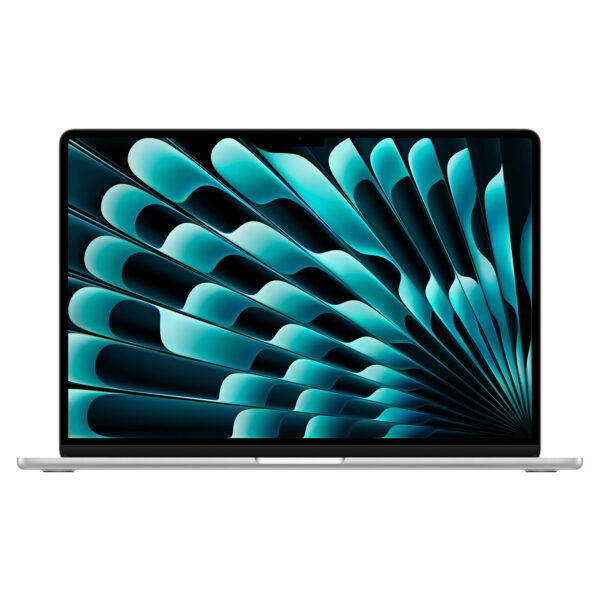 لپ‌تاپ 15.3 اینچی اپل مدل MacBook Air MRYQ3 2024 | پردازنده M3 | رم 8 گیگابایت | حافظه 512 گیگابایت SSD | طراحی باریک و صفحه نمایش Liquid Retina نقره‌ای