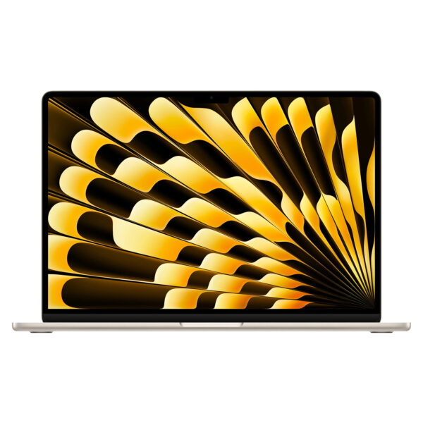 لپ‌تاپ 15.3 اینچی اپل مدل MacBook Air MRYT3 2024 | پردازنده M3 | رم 8 گیگابایت | حافظه 512 گیگابایت SSD | طراحی باریک و صفحه نمایش Liquid Retina Starlight