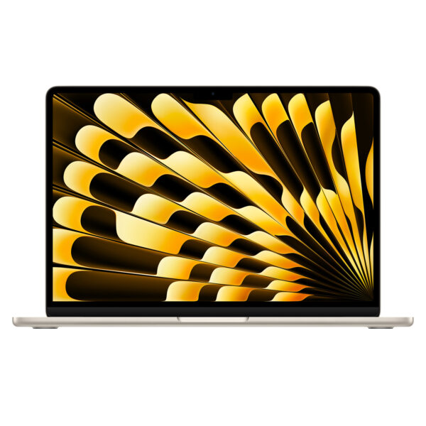 لپ‌تاپ 13.6 اینچی اپل مدل MacBook Air MRXU3 2024 | پردازنده M3 | رم 8 گیگابایت | حافظه 512 گیگابایت SSD | طراحی باریک و صفحه نمایش Liquid Retina Starlight