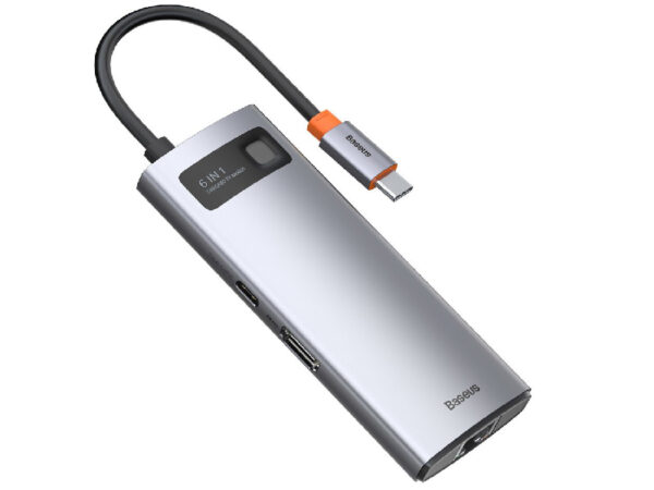 هاب 6 در 1 COTEetCI USB-C Hub | راهکار کم‌حجم و حرفه‌ای برای گسترش درگاه‌ها